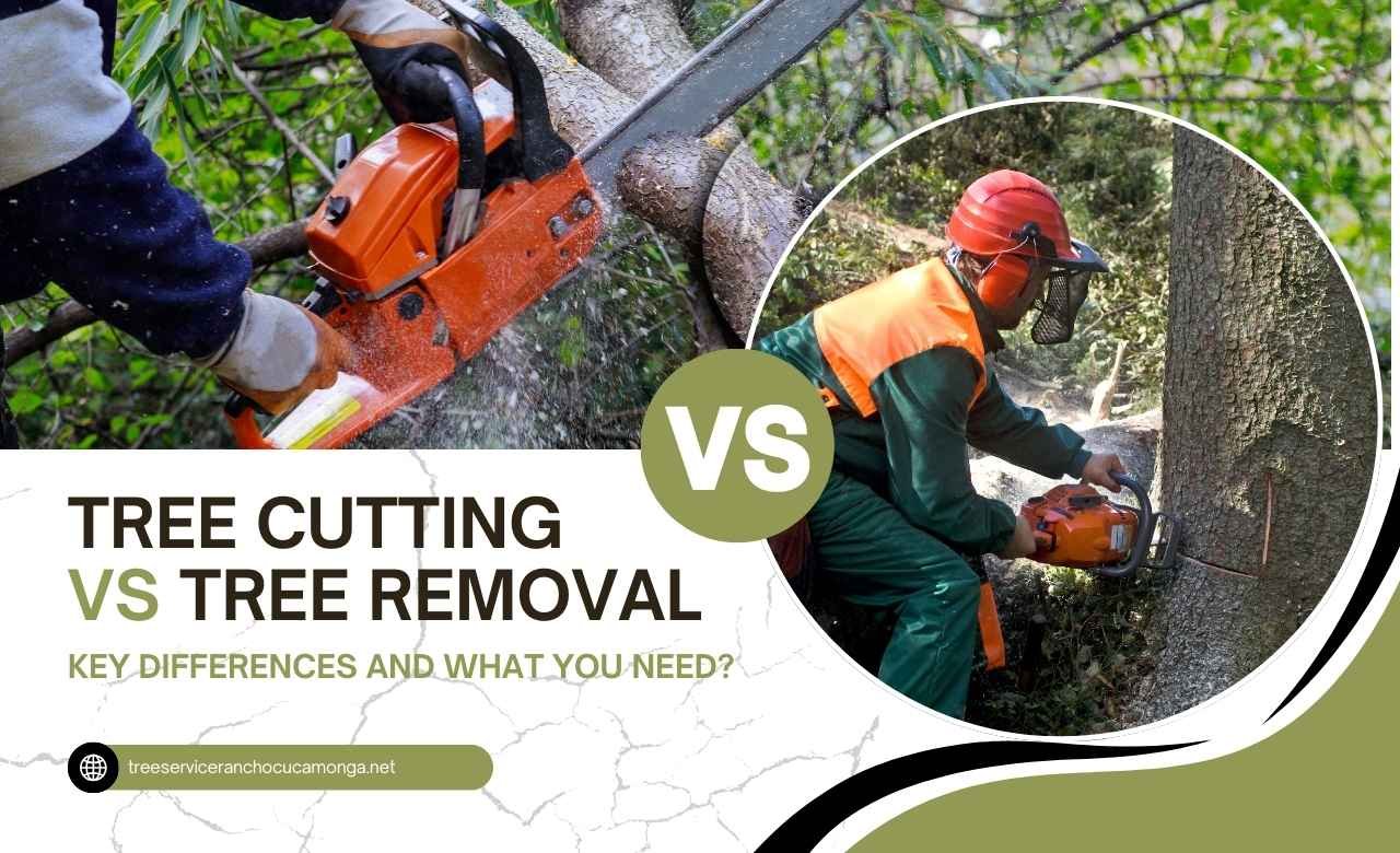 Tree cutting vs Tree removal​ Key Differences and What you Need